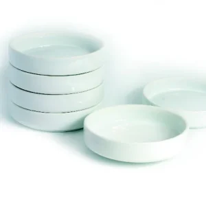 6 Godets porcelaine