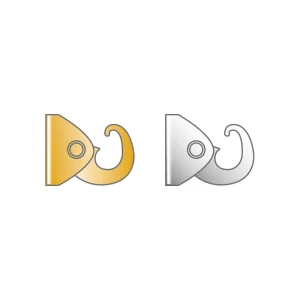 1 Crochet de sécurité pour tige Laiton