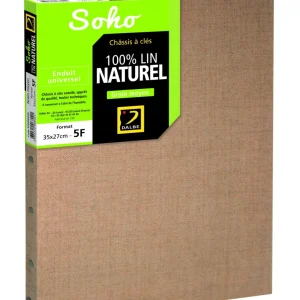 Châssis entoilé lin naturel Soho pour peinture