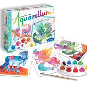 Aquarellum Licornes et pégases