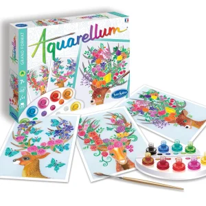 Aquarellum Les Cerfs enchantés