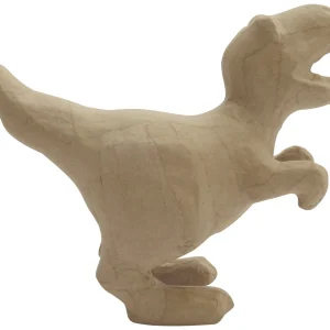 Tyrannosaure en papier maché à décorer 18 x 9 x 16 cm