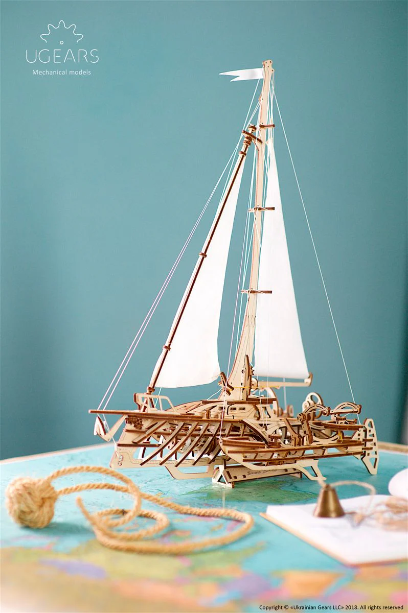 Kit maquette à construire Ugears Trimaran – Image 5