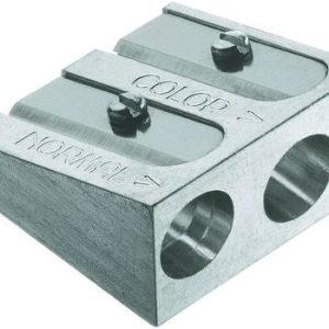 Taille-crayons 2 usages en métal