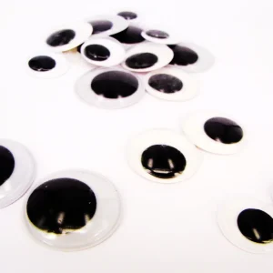 Yeux géants mobiles adhésifs sans cils x18