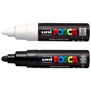 Marqueur POSCA pointe large et conique PC7M à l'unité