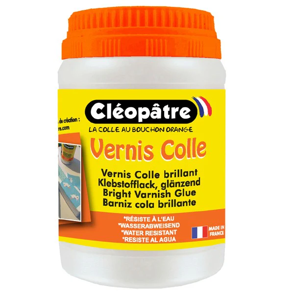 Vernis colle brillant pot 250gr – Image 2